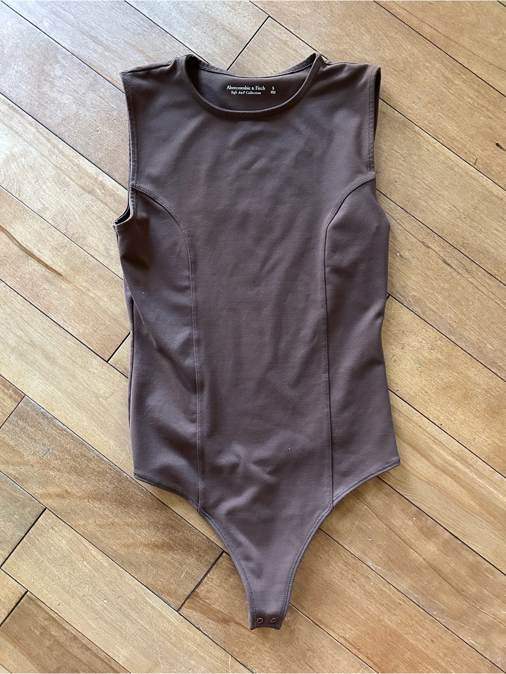 Abercrombie & Fitch Chocolate Brown Sleeveless Bodysuit